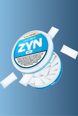 An open can of ZYN nicotine pouches